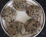 A picture of step 3 of Kidney beans patties.