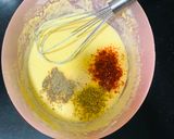 A picture of step 1 of Vegetable besan chilla.