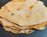 A picture of step 2 of Wheat Cheela.
