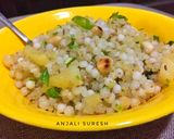 A picture of step 9 of Saboodanyachi Khichadi.