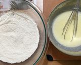 A picture of step 6 of Hawaii macadamia nut chocolate banana pancake recipe.