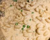 A picture of step 3 of Quick and Easy Tuna Alfredo Pasta Bake.