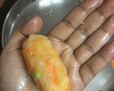 குளிர்கால சிற்றுண்டி-ஃகிஸ்பீ காய்கறி Croquettes ரெசிபி ஸ்டேப் 3 புகைப்படம்
