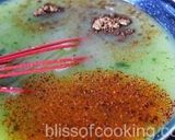 A picture of step 5 of Aam ka panna (raw mango drink).