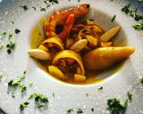 Foto del paso 10 de la receta Calamares rellenos de rape y gambas