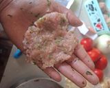 A picture of step 2 of Cheese-Stuffed Meatballs in Chipotle Sauce.