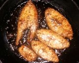 A picture of step 2 of Simple Masala fried fish with Rainbow crunch salad.