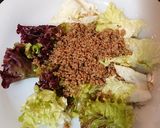Foto del paso 2 de la receta: Melocotón 🍑 y frambuesa en ensalada 🥗