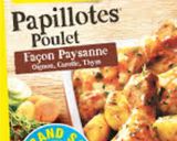 Une image de l'étape 1 de Papillotte dinde sur lit de poireaux et champignon.