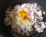 A picture of step 2 of Vegetable Korma.