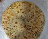 A picture of step 8 of Tuvar paratha.