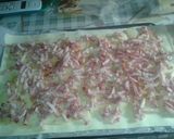 Foto del paso 2 de la receta Empanada de manzana con beicon y queso