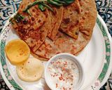 A picture of step 10 of Fusion Parantha.