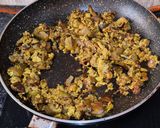 A picture of step 3 of Namrata’s Signature Baingan Anda Recipe.
