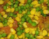 कॉर्न मटर चाट (Corn matar chaat recipe in hindi) रेसिपी चरण 2 फोटो