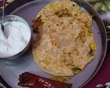 A picture of step 6 of Radish potato paratha.
