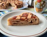 Foto del passaggio 14 della ricetta Crostata a strati con confettura di pesche