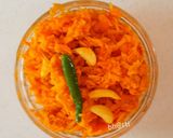 इन्स्टंट ओल्या  हळदीचा लोणचं (oil free) (instant olya hardhicha lonche recipe in marathi) रेसिपी स्टेप 4 फोटो 