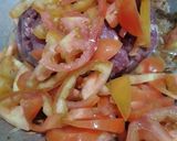 A picture of step 2 of Qeema Aloo.