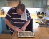 A picture of step 7 of Pissaladier.