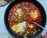Shakshuka 鷹嘴豆番茄北非燉蛋_夏卡蘇卡的食譜步驟6照片
