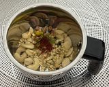 A picture of step 3 of "Royal Kesariya Date Thandai (Sugar-Free Version)".