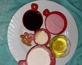 A picture of step 2 of Eggless Broken wheat Beetroot Jaggery Cup Cakes.