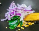 A picture of step 2 of Rice Sevai Upma.