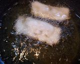 A picture of step 7 of Maggi sprout puff with salsa dip.