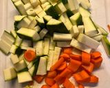 Foto del paso 1 de la receta: Sopa de zapallito italiano y zanahoria. Sopera eléctrica
