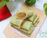 Foto langkah ke 5 dari resep Dadar gulung isi unti kelapa.