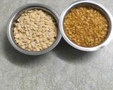 A picture of step 1 of Lime Beans Curry or Vaal ni Dal nu Khatu.