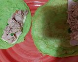 Foto del paso 4 de la receta: Crepes verdes rellenos