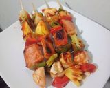 Foto langkah ke 4 dari resep Sate Sosis Paprika/ Sate ala Bbq.