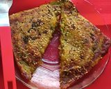 A picture of step 3 of Semolina and flattened rice handavo and sandwich.