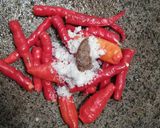 Foto langkah ke 3 dari resep Pelecing kangkung khas Bali ala Emak Kembar.