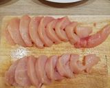 Une image de l'étape 2 de Burger au filet de poulet pané maison.