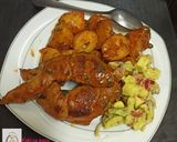 A picture of step 5 of One pot chicken potatoes dish.