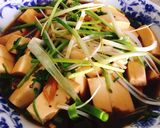Hình bước làm 2 của món Đậu hũ non sốt nước tương