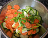 A picture of step 2 of Korean Style Cucumber Salad.
