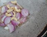 A picture of step 1 of Saag Paneer.