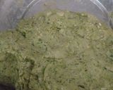 A picture of step 2 of Green coriander paratha.