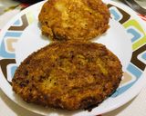 A picture of step 4 of Anda Shami mini Burger with twist of Cheese.