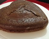 A picture of step 1 of Chocolate ganache cake.