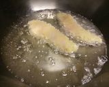 A picture of step 3 of Fluffy's fried chicken.