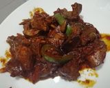A picture of step 4 of Wet fry liver.