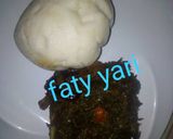 A picture of step 3 of Miyar soya rama or miyar yakuwa.