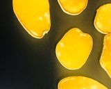A picture of step 4 of Dollar pancakes with dash of honey.
