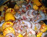 Foto langkah ke 4 dari resep Pedas Manis Udang + Sayur.