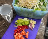 Foto langkah ke 1 dari resep Tumis Kangkung Tauge.